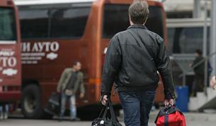 Масово напускане на столицата