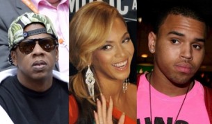 Джей-Зи, Бионсе и Крис Браун