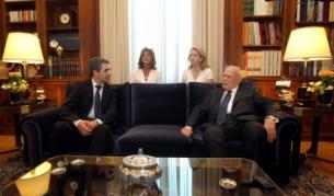 Президентът Росен Плевнелиев и гръцкият държавен глава Каролос Папуляс разговаряха в Атина