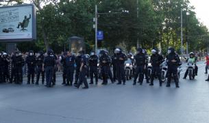 При един от протестите