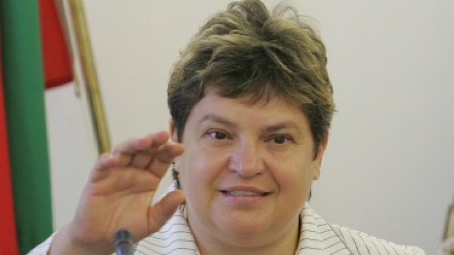 Миглена Тачева на редовно заседание на Висшия съдебен съвет през 2009 г.