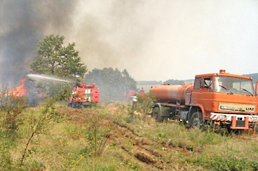 252 пожара горяха из цялата страна