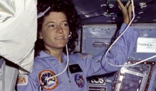 Сали Райд на борда на "Чалънджър"