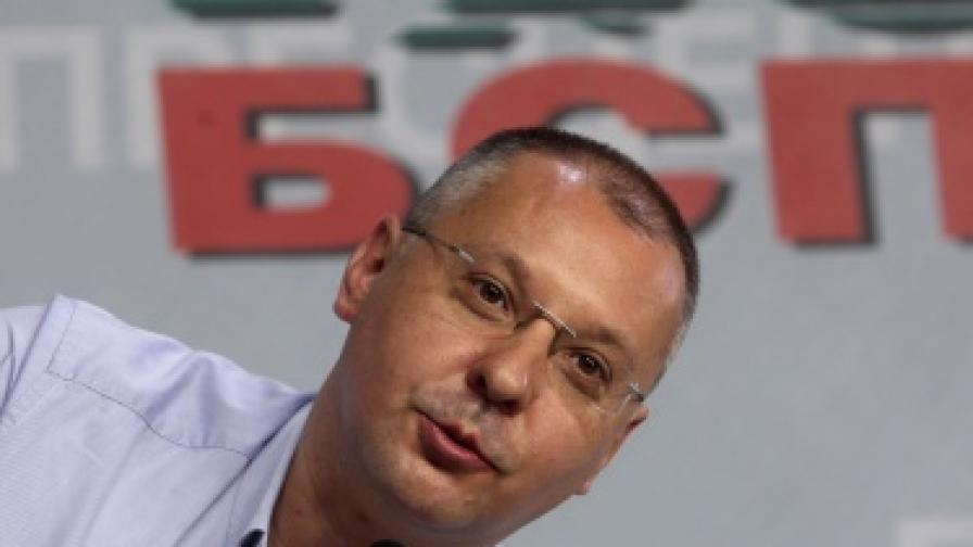 Лидерът на БСП Сергей Станишев