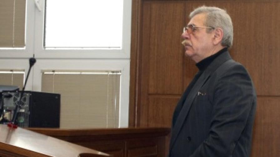 Йордан Опиц по време на съдебното дело в СГС, 14 януари 2009 г.