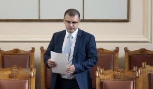 Министър Дянков в парламента