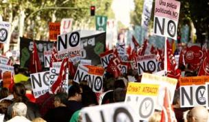 В Мадрид: Хиляди на протест срещу безработицата