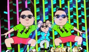 Gangnam style задмина и Джъстин Бийбър