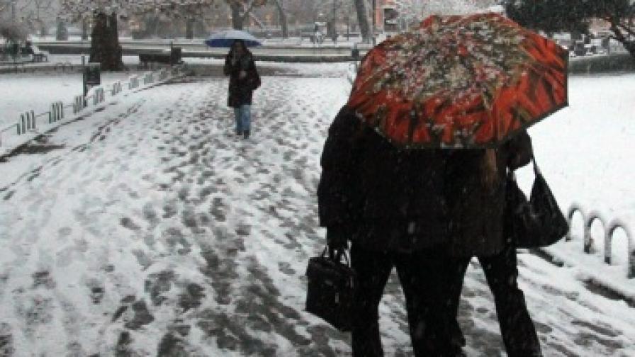 Над 160 машини чистят снега в София