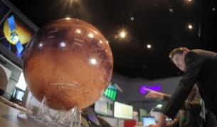 Заснеха речно корито на Марс