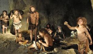 Неандерталска група (реконструкция)