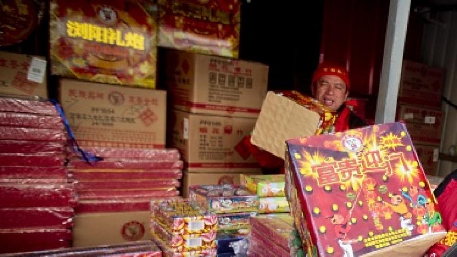 Фойерверките са изключително популярна част от празненствата в Китай по случай лунната нова година