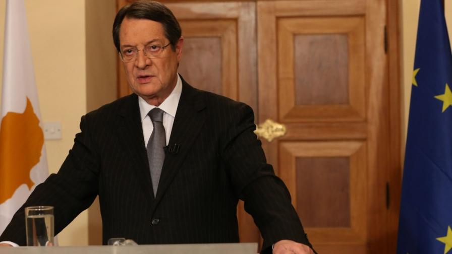 Президентът на Кипър Никос Анастасиадис