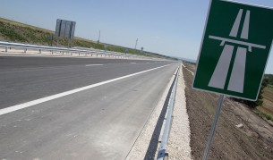 Магистрала "Хемус" побеля край Варна (снимки)