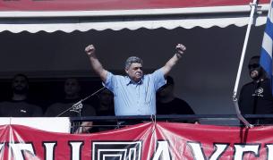 Лидерът на неонацистката партия "Златна зора" Никос Михалолякос