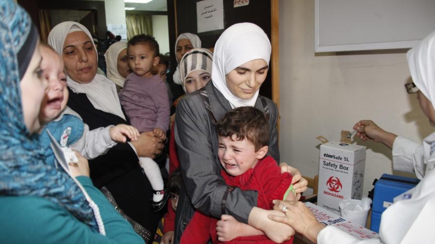 СЗО: 13 случая на полиомиелит в Сирия
