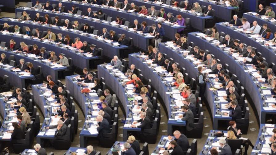 Пленарната зала на Европейския парламент