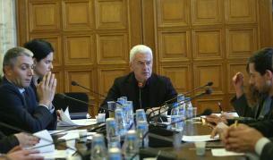 Кадър от днешното заседание на етичната комисия "Сидеров"